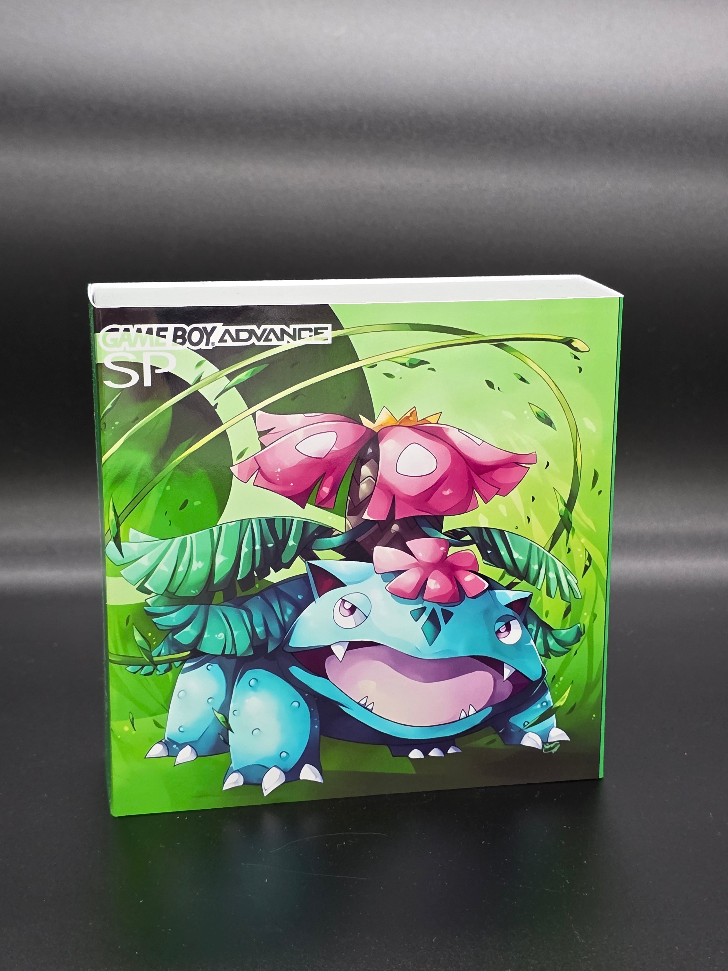 Nintendo Game Boy Advance SP (GBA SP) Custom Venasaur Backlit Handheld Console