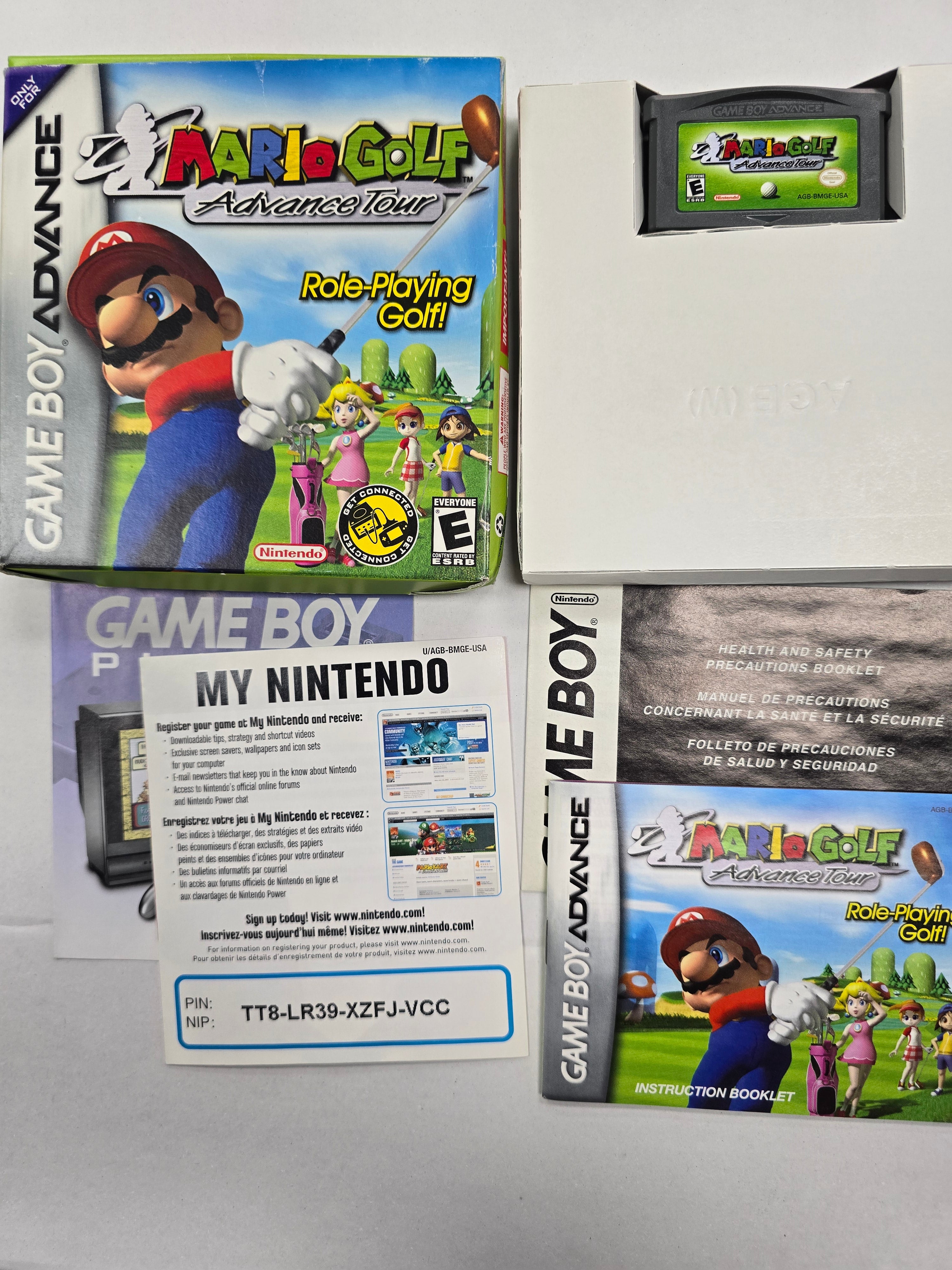 Mario Golf Advance Tour - Nintendo Game Boy Advance