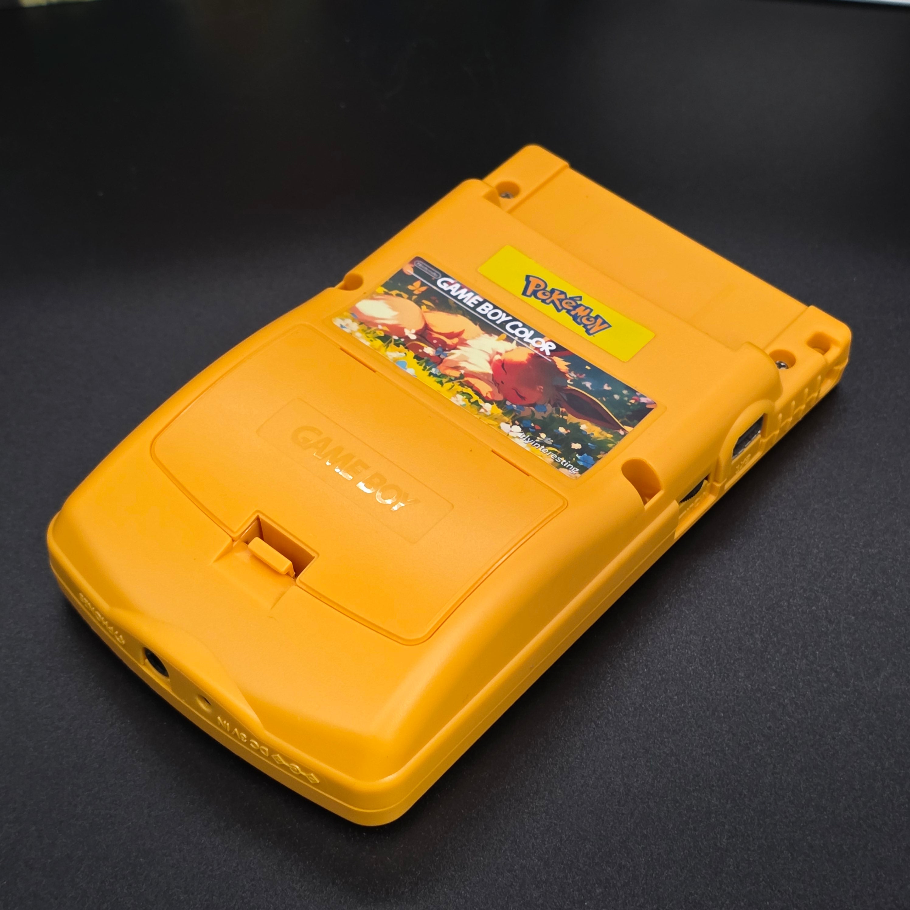 Nintendo Game Boy Color (GBC) Custom Eevee Backlit Handheld Console