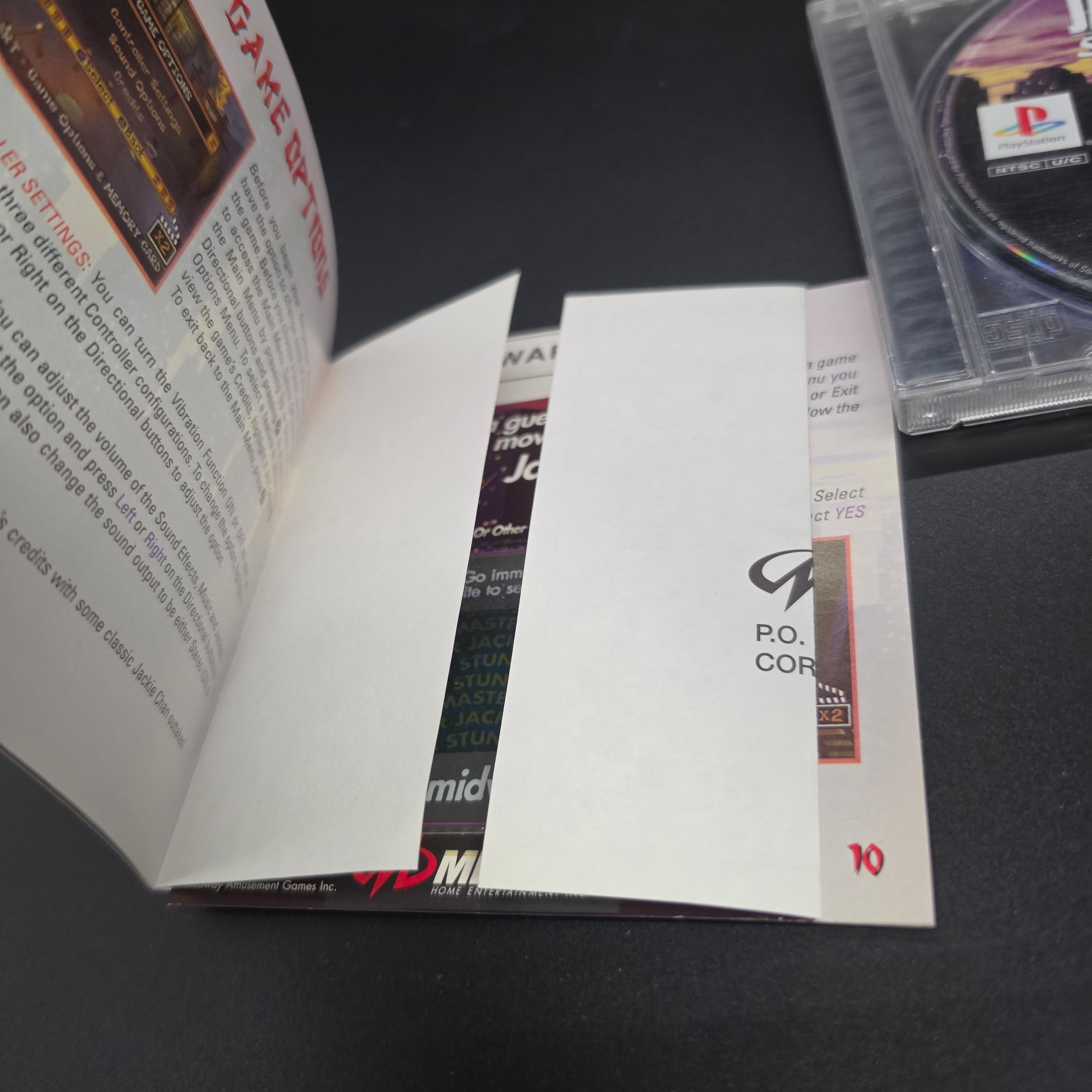 Jackie Chan's Stunt Master (Scratch and Win Card) - Sony PlayStation 1 (PS1)