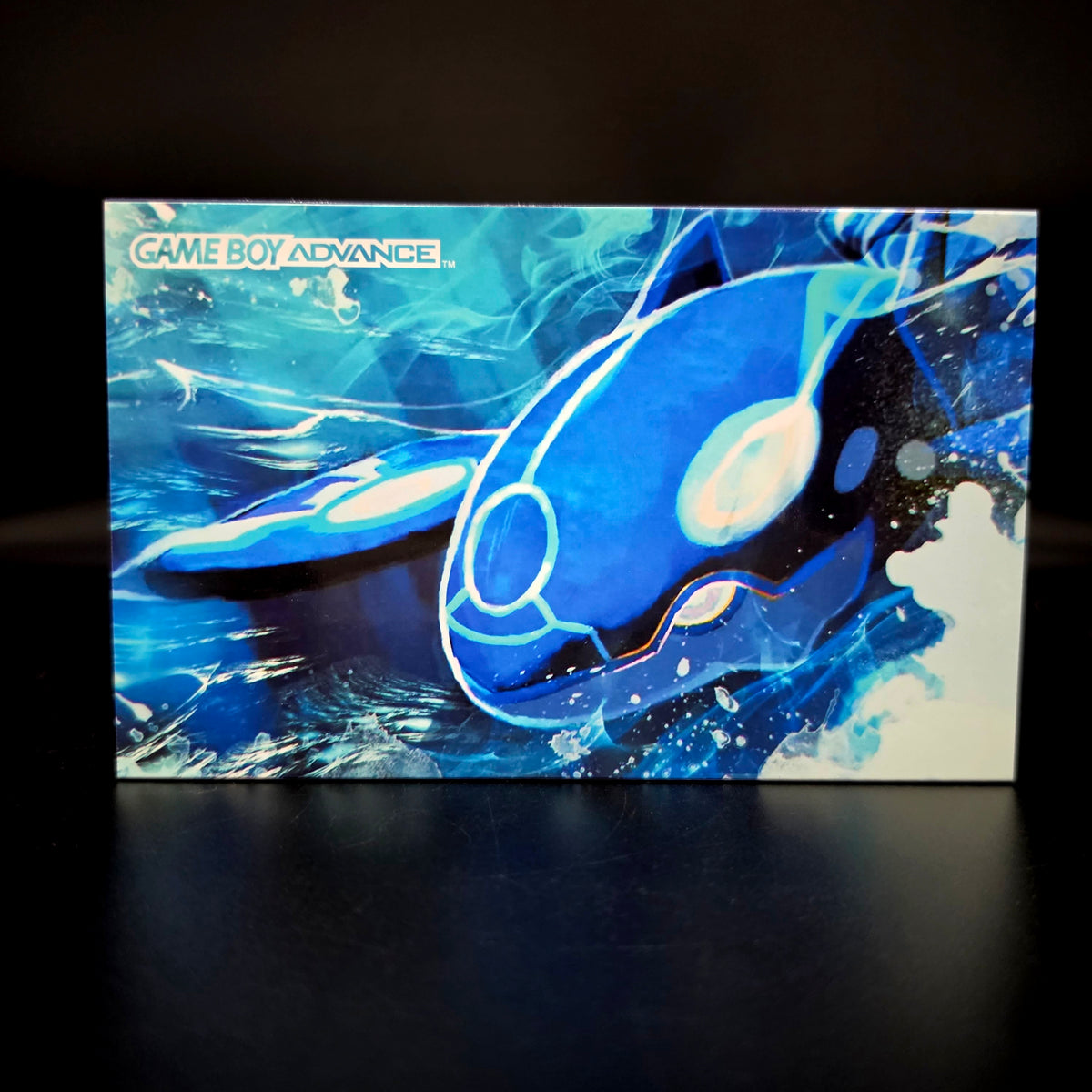 Nintendo Game Boy Advance (GBA) Custom Kyogre Backlit Handheld Console
