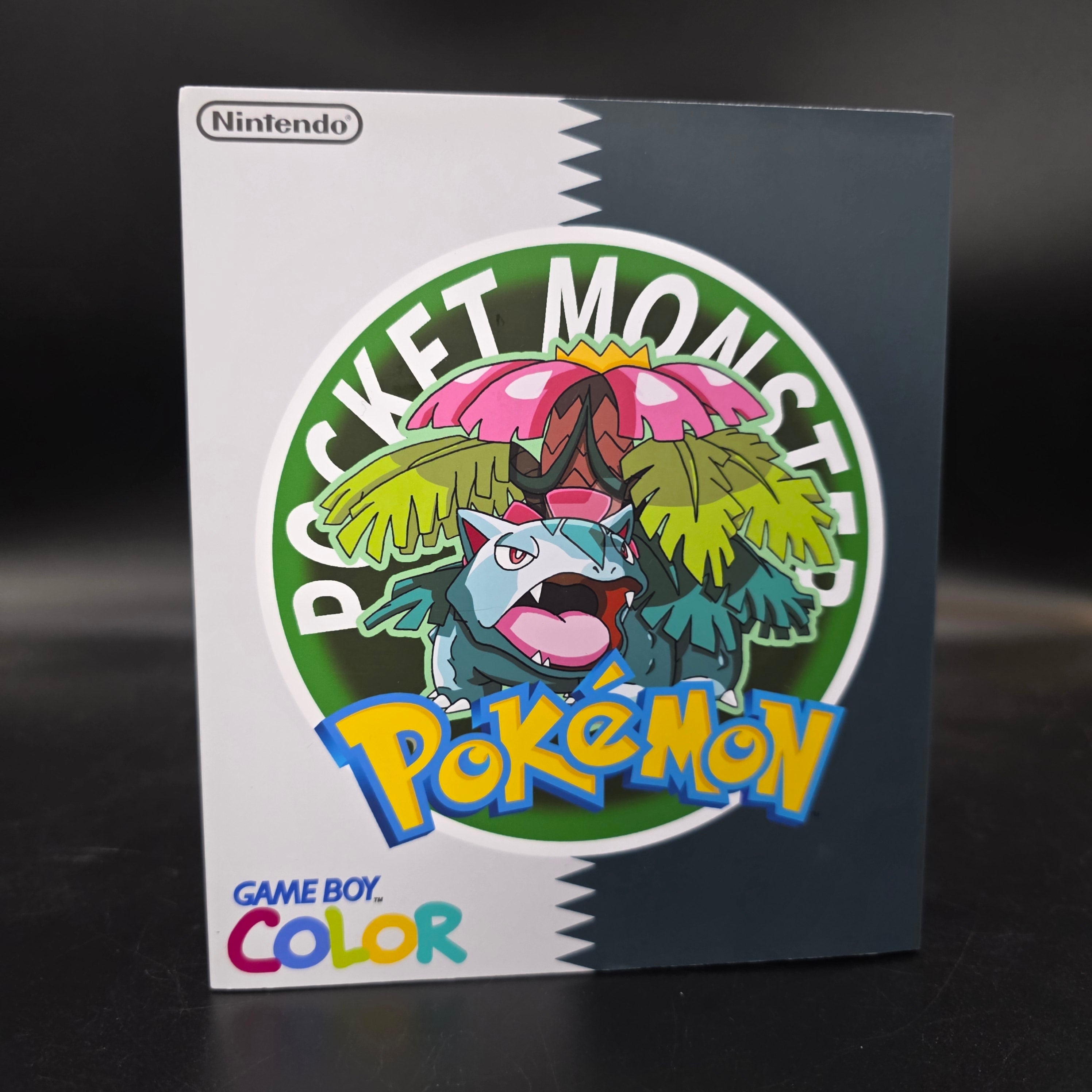 Nintendo Game Boy Color (GBC) Custom Venasaur Backlit Handheld Console