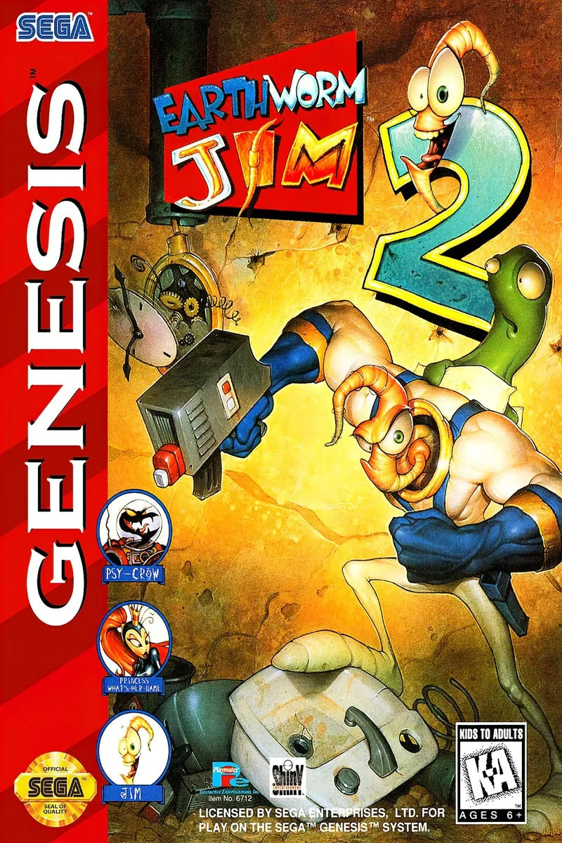 Earthworm Jim 2 - Sega Genesis