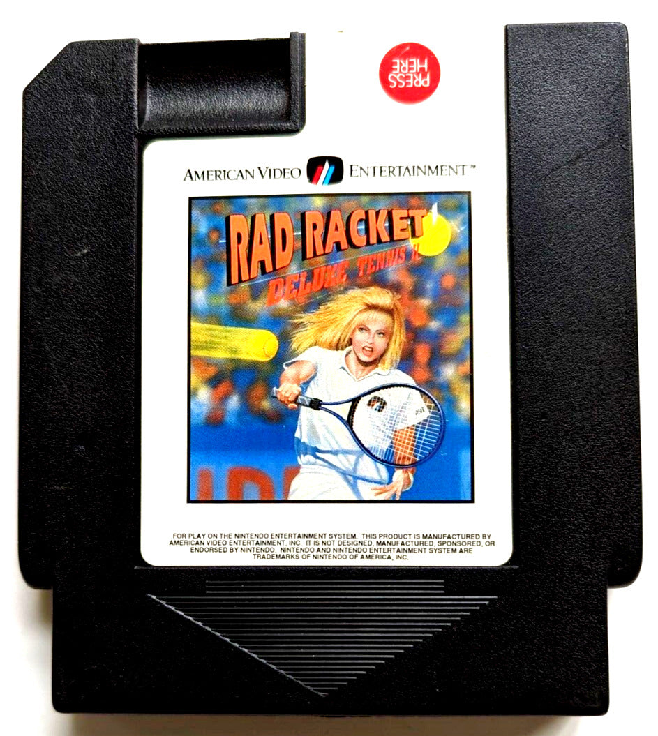 Rad Racket Deluxe Tennis II - Nintendo NES