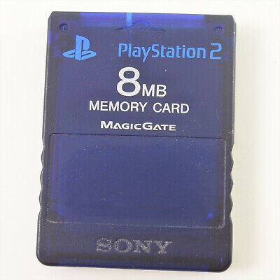 Sony PlayStation 2 PS2 Memory Card Midnight Blue 8MB (SCPH-10020)
