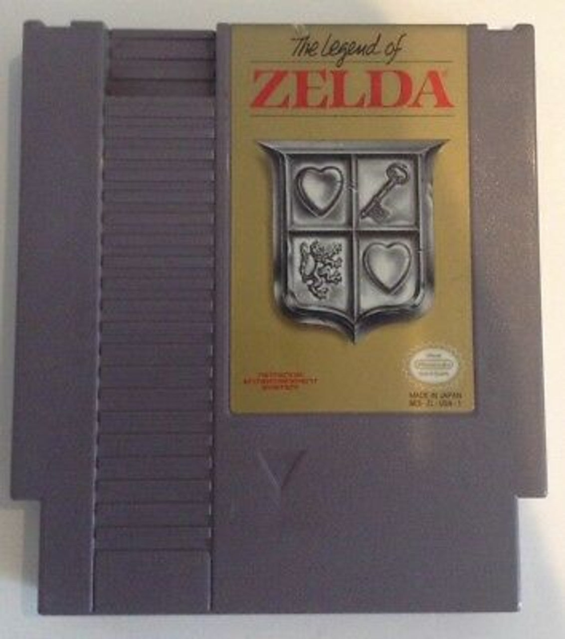 The Legend of Zelda: 5-Screw Grey Cart - Nintendo NES