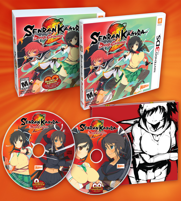 Senran Kagura 2 Deep Crimson Double D Edition - Nintendo 3DS