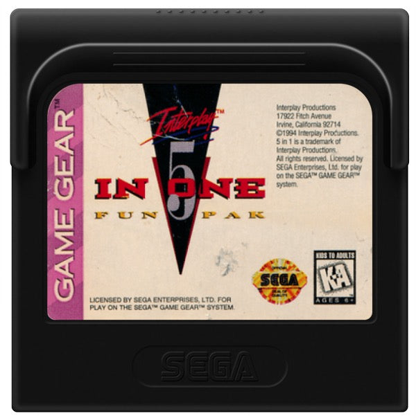 5 in 1 Fun Pak Cartridge