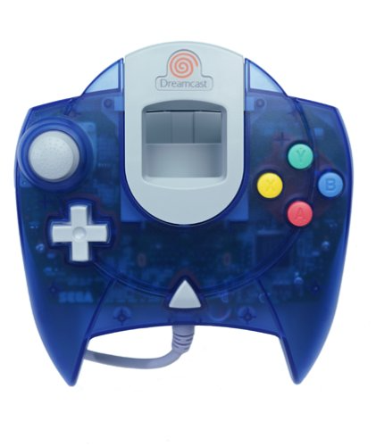 Sega Dreamcast Ocean Blue Clear Controller