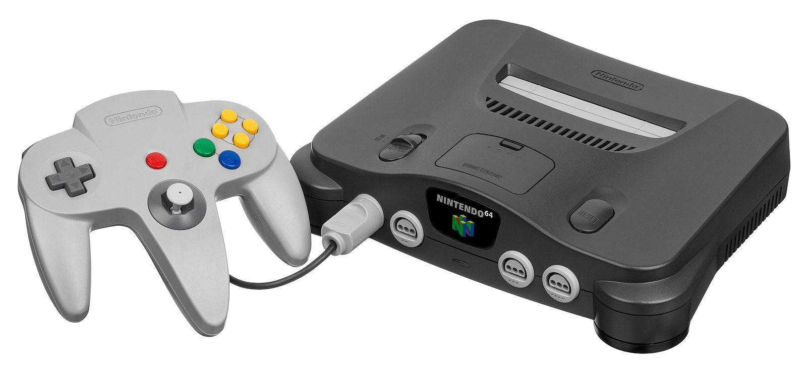 Nintendo N64 Charcoal Console Bundle