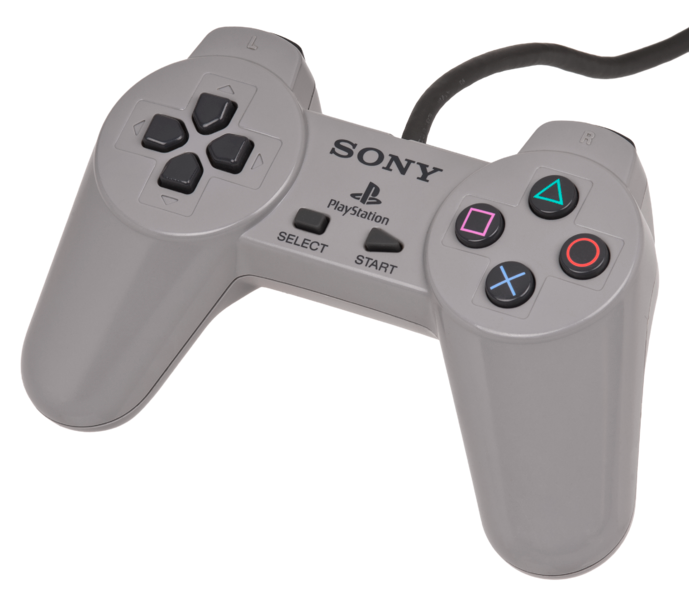 Sony PlayStation 1 PS1 Grey Controller (SCPH-1080)