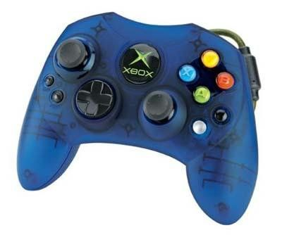 Microsoft Original Xbox Clear Ice Blue Controller