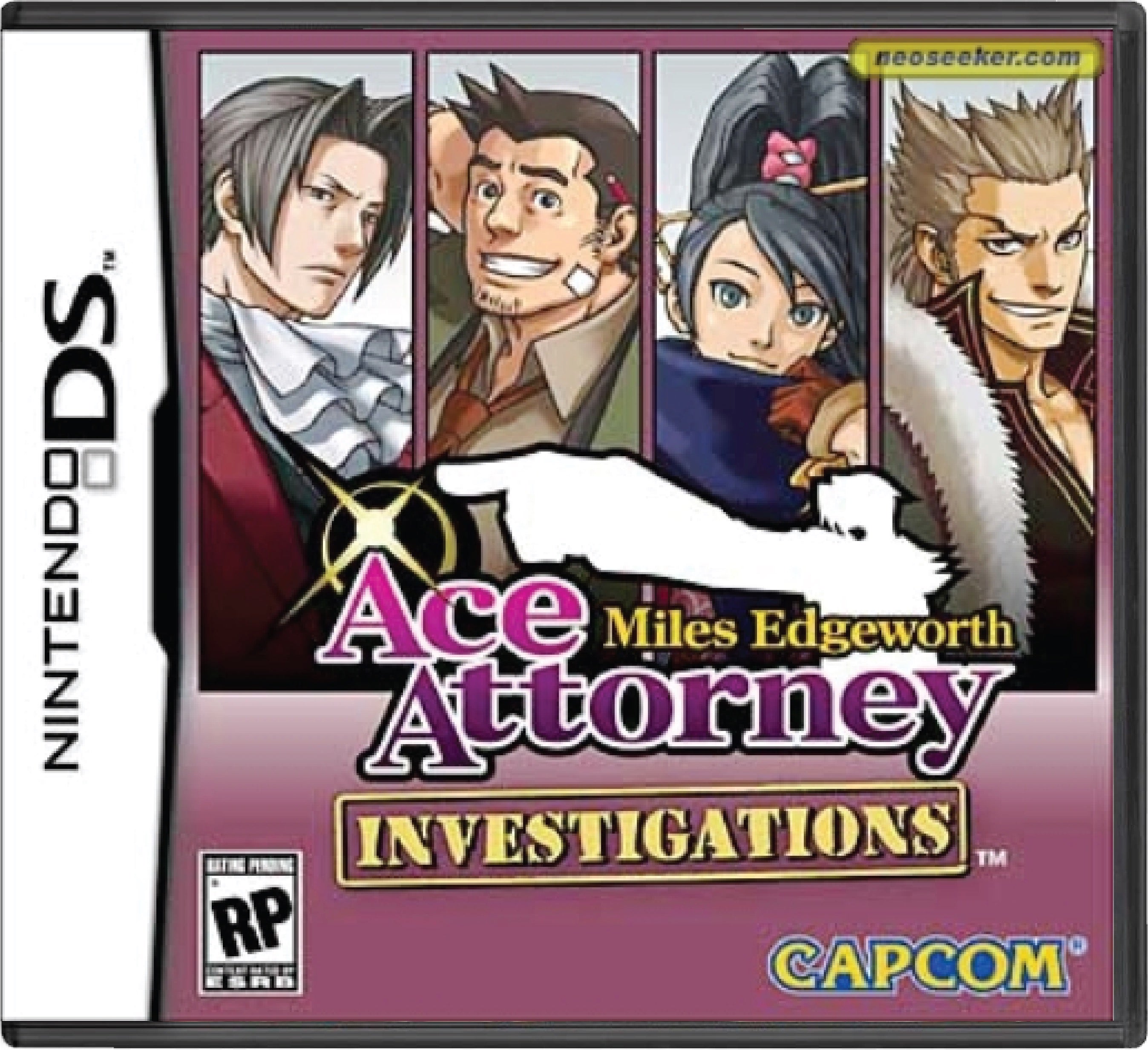 Ace Attorney Investigations Miles Edgeworth Cover Art