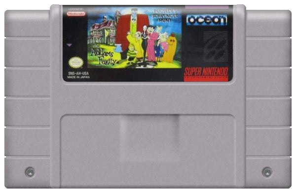 Addams Family Pugsley's Scavenger Hunt Cartridge
