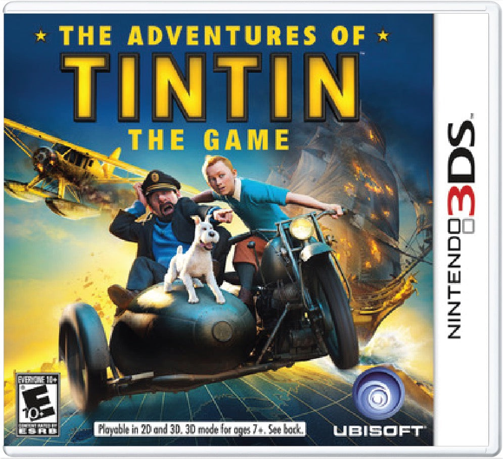 Adventures of Tintin The Game Cover Art