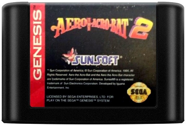 Aero the Acro-Bat 2 Cartridge