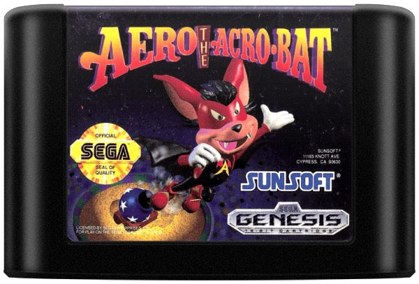 Aero the Acro-Bat Cartridge