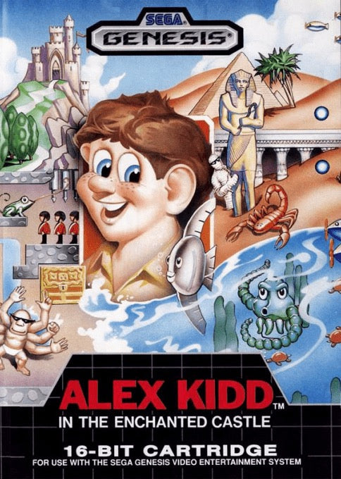 Alex Kidd in the Enchanted Castle Cover Art