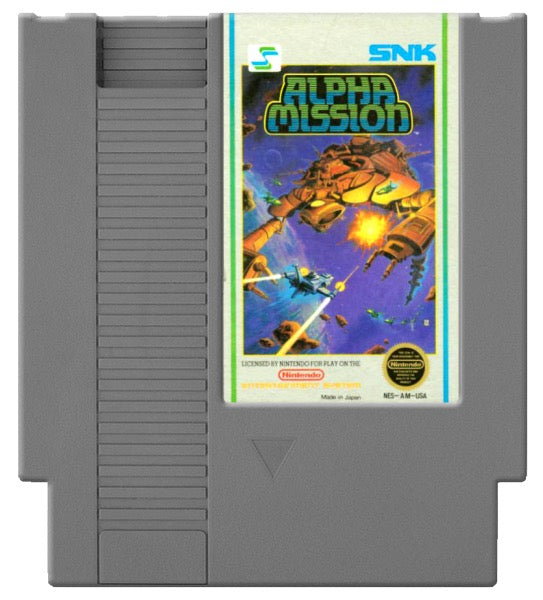 Alpha Mission Cover Art and Product Photo