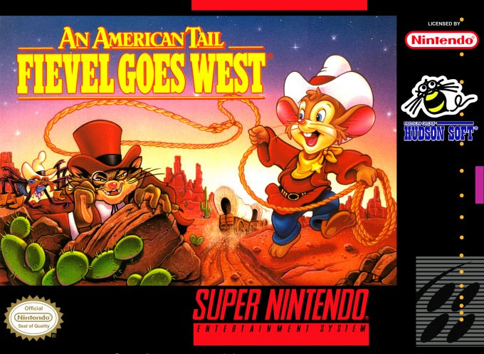 An American Tail Fievel Goes West Cover Art