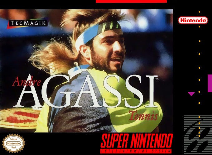 Andre Agassi Tennis Cover Art