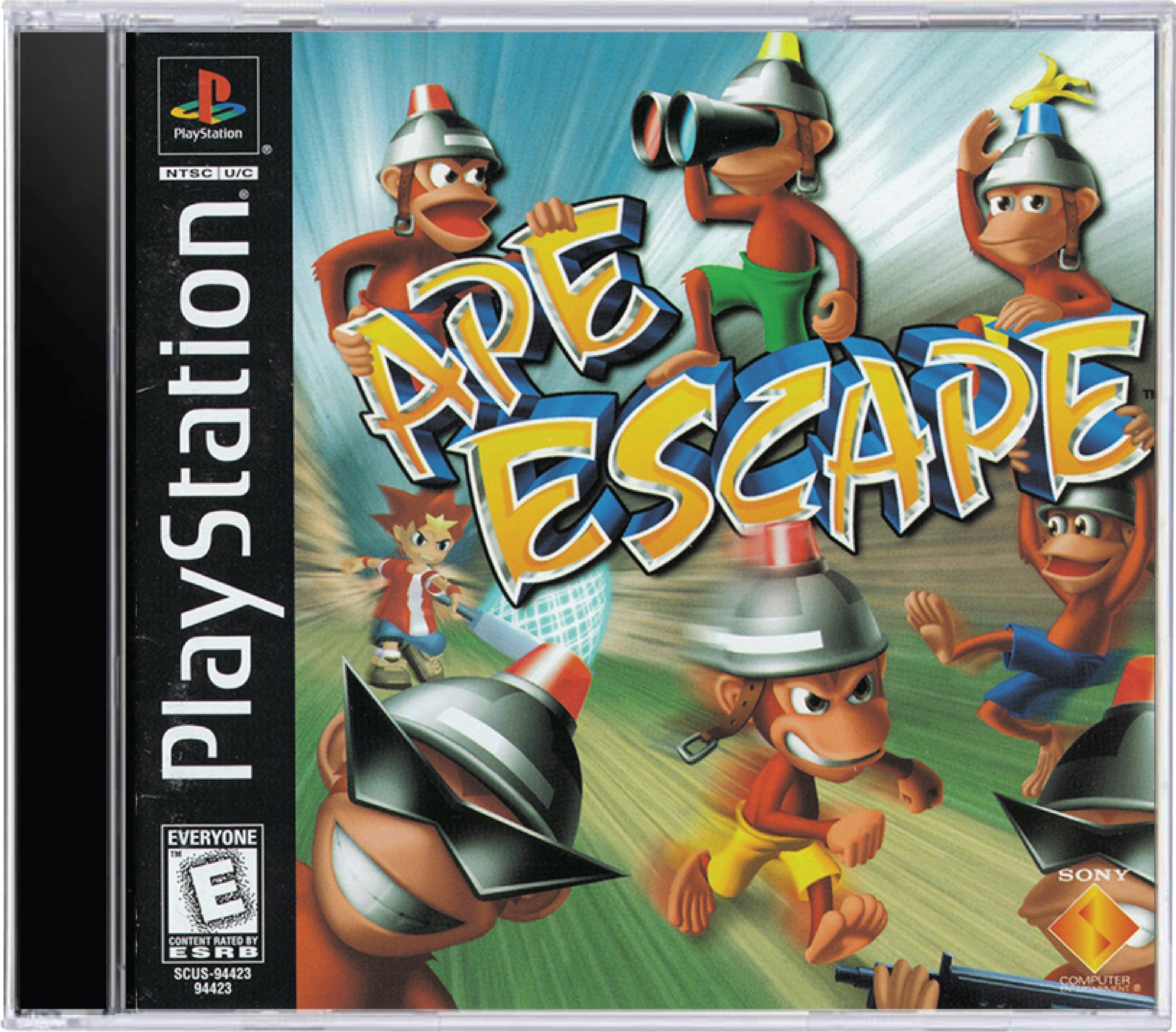 Ape Escape Cover Art and Product Photo