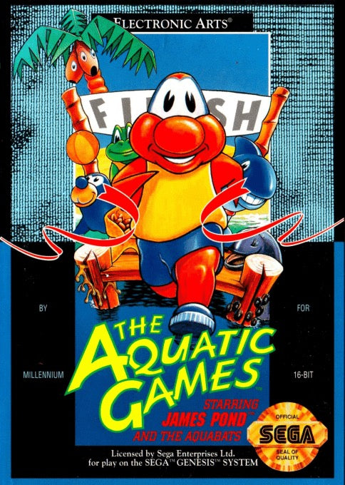 Aquatic Games Starring James Pond Cover Art