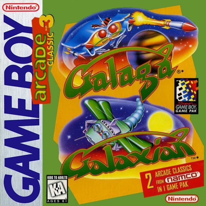 Arcade Classic 3 Galaga and Galaxian Cover Art