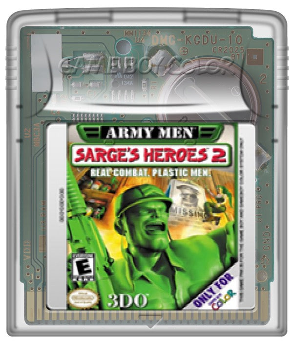 Army Men Sarge's Heroes 2 Cartridge