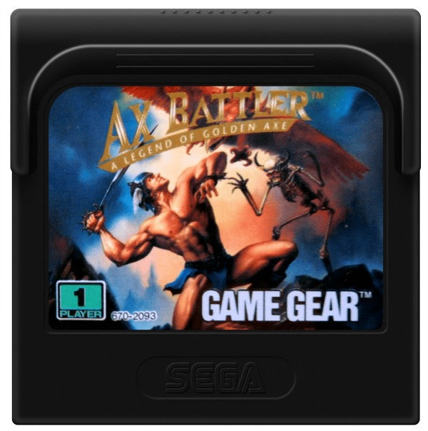 Ax Battler a Legend of Golden Axe Cartridge