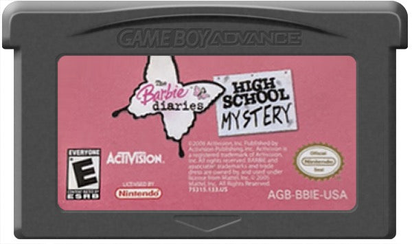 Barbie Diaries High School Mystery Cartridge