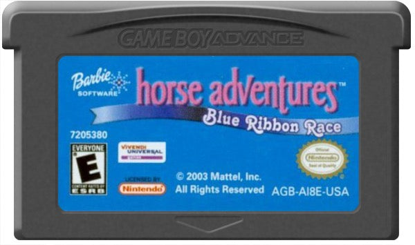 Barbie Horse Adventures Blue Ribbon Race Cartridge