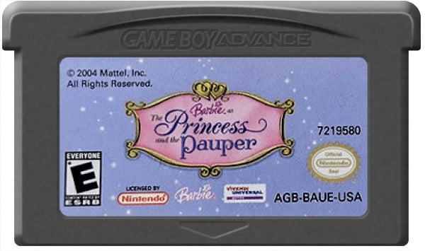 Barbie Princess and the Pauper Cartridge