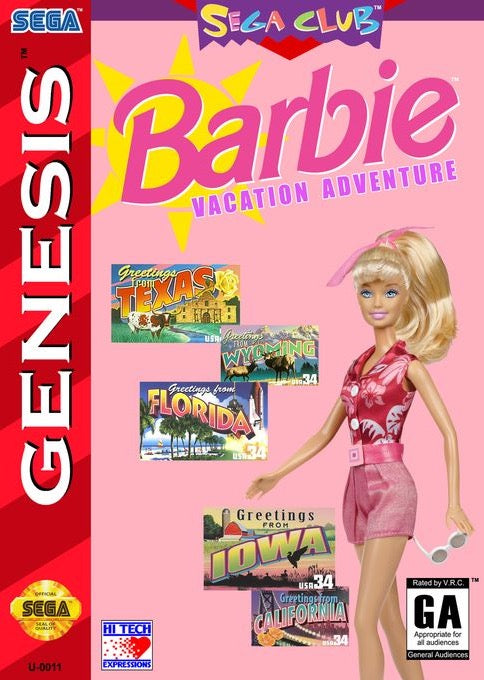 Barbie Vacation Adventure Cover Art