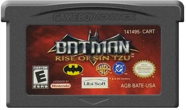 Batman Rise of Sin Tzu Cartridge
