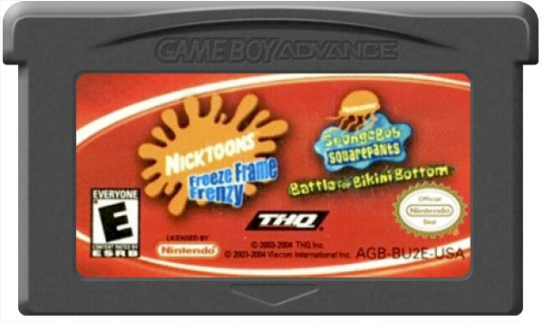 Battle for Bikini Bottom & Freeze Frame Frenzy Double Pack Cartridge