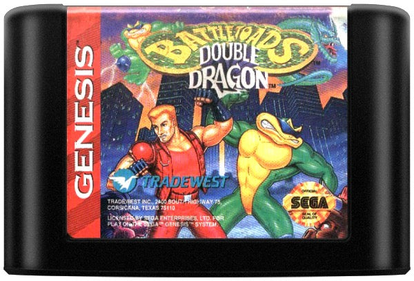 Battletoads and Double Dragon The Ultimate Team Cartridge
