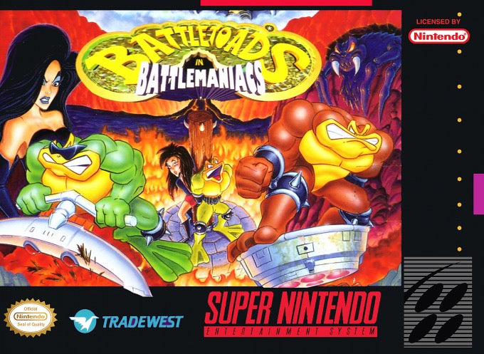 Battletoads In Battlemaniacs Cover Art
