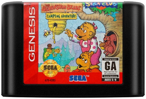 Berenstain Bears Camping Adventure Cartridge
