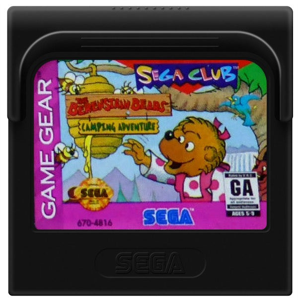 Berenstain Bears Camping Adventures Cartridge