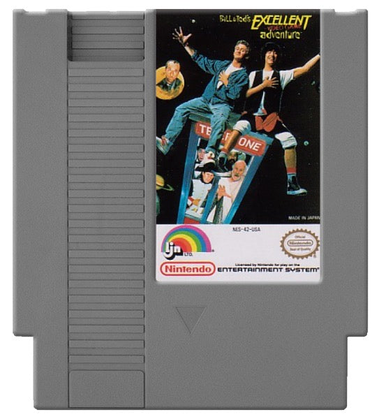 Bill and Ted's Excellent Video Game Cover Art and Product Photo