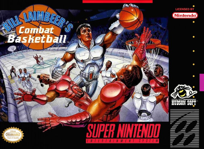 Bill Laimbeer's Combat Basketball Cover Art