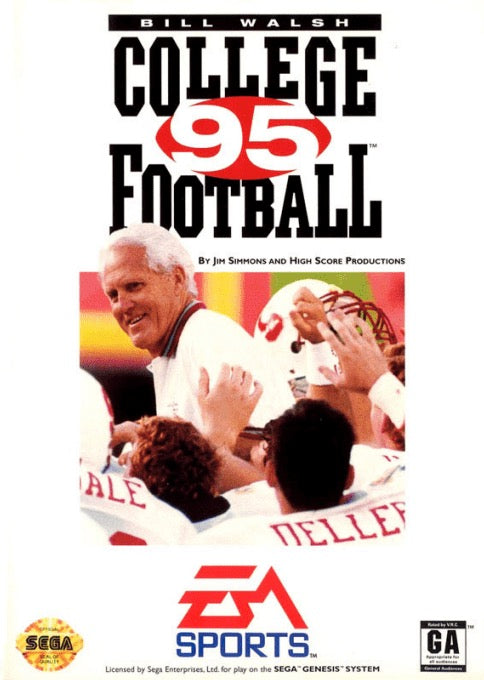 Bill Walsh College Football 95 Cover Art