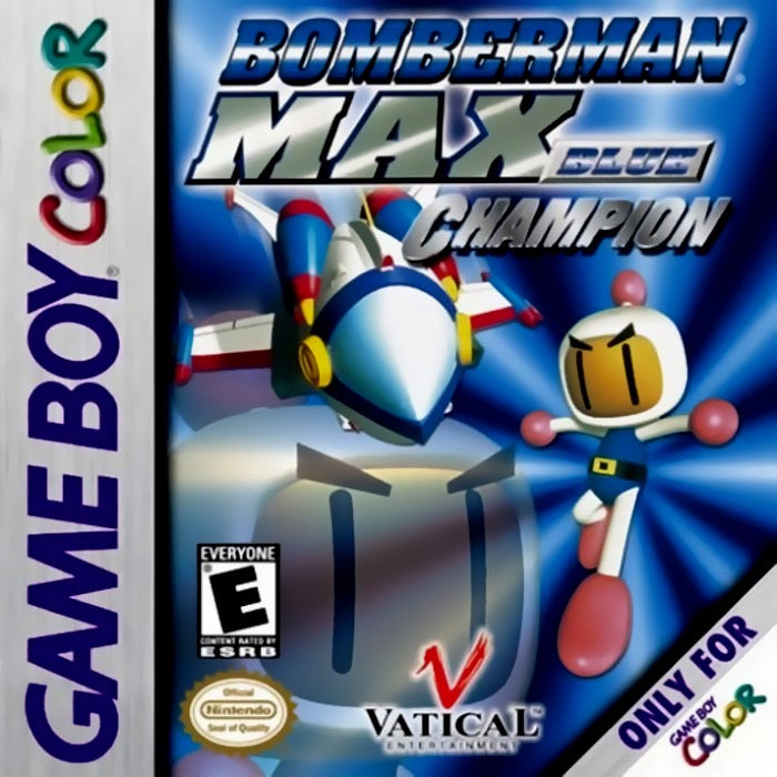 Bomberman Max Blue Champion Cover Art