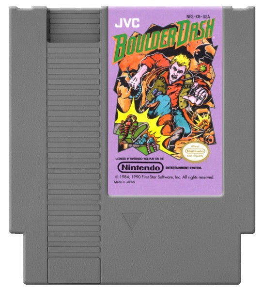 Boulder Dash Cover Art and Product Photo