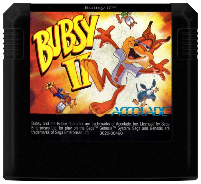 Bubsy II Cartridge
