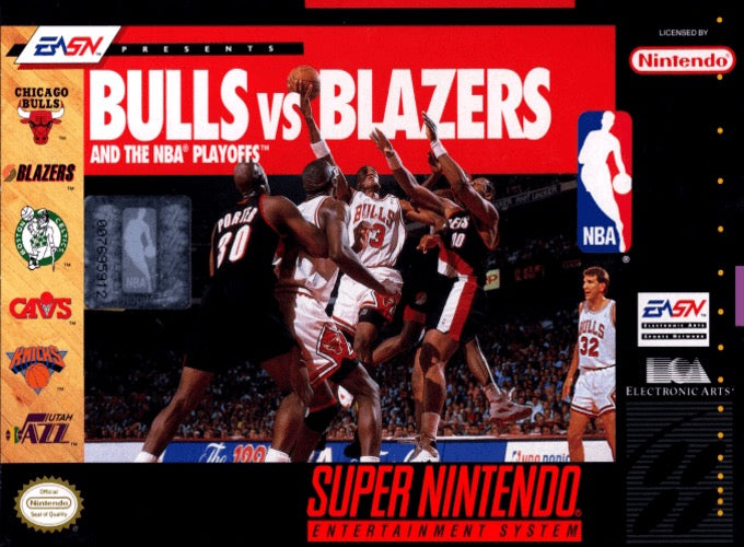 Bulls vs. Blazers and the NBA Playoffs Cover Art