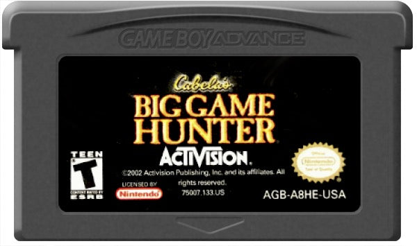 Cabela's Big Game Hunter Cartridge