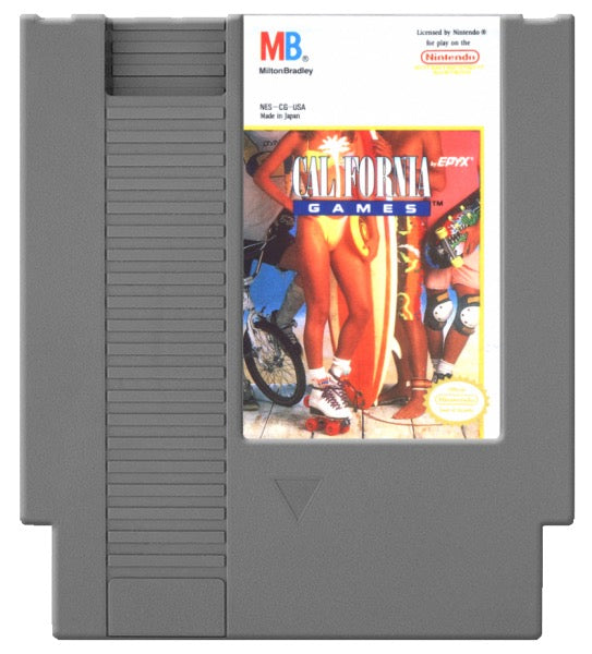 California Games Cover Art and Product Photo