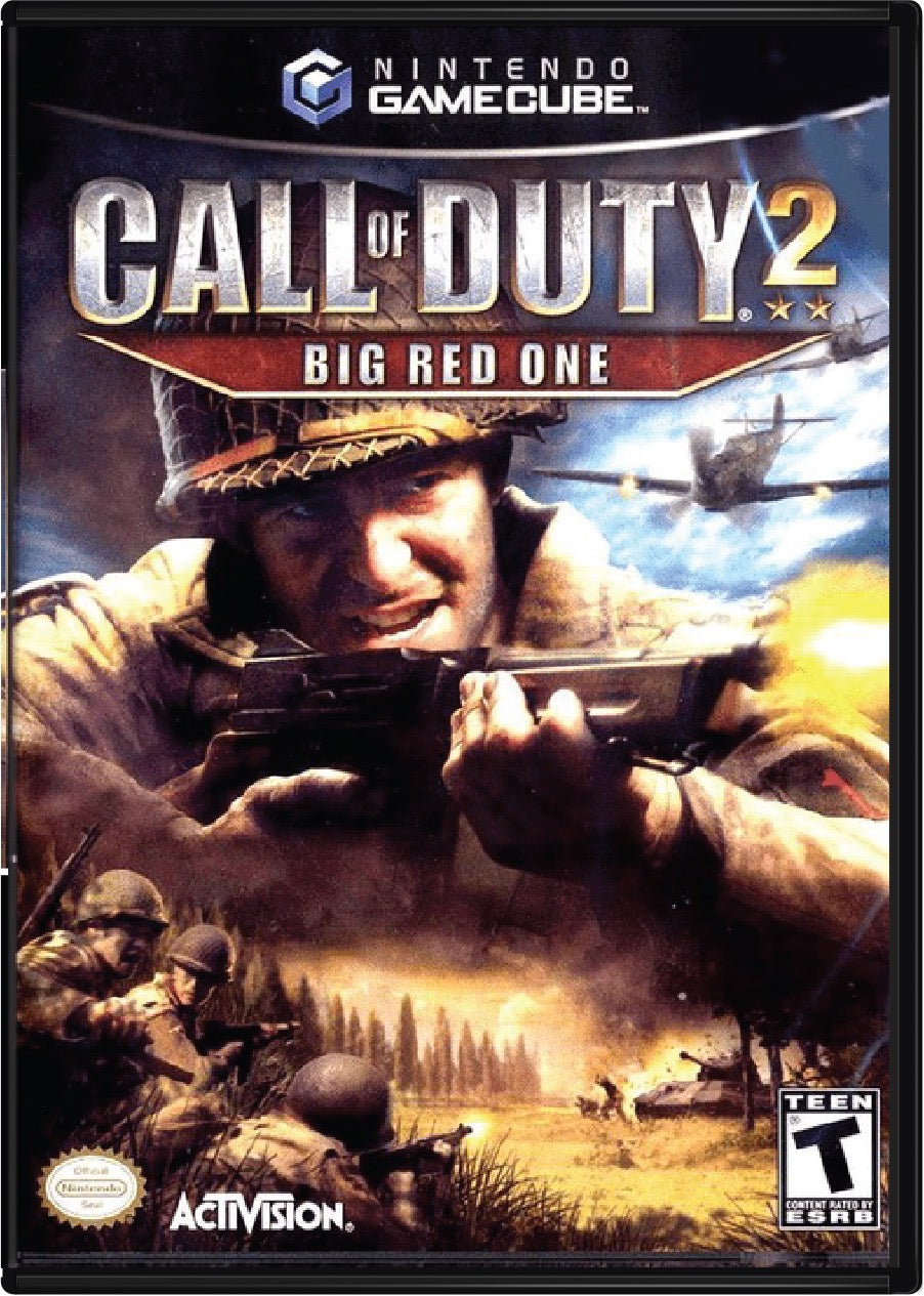 Call of Duty 2 Big Red One Cover Art and Product Photo